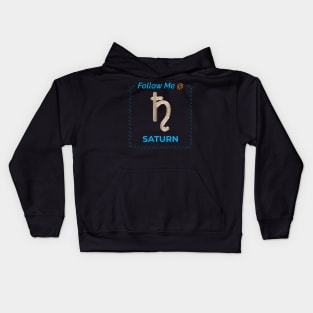 Follow Me @ Saturn. Kids Hoodie